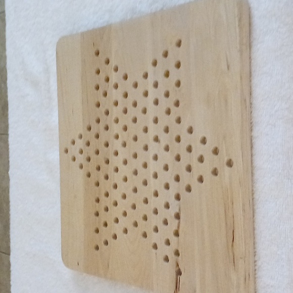 All wood chess,checkers, Chinese checkers vintage board est 1950's-80's - Picture 3 of 6